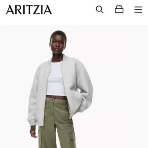 Aritzia Stable wool bomber jacket size small